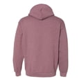 thumbnail image 2 of Gildan Mens Heavy Blend Hooded Sweatshirt, M, Heather Sport Dark Maroon, 2 of 2