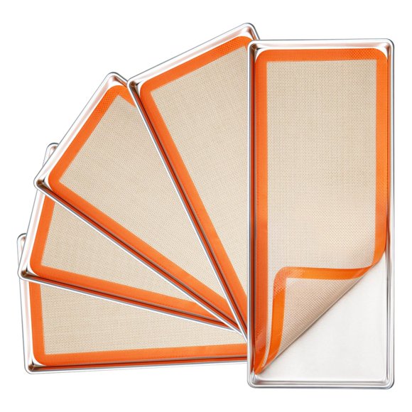 Freeze Dryer Trays for Harvest Right Medium Freeze Dryer Accessories, Included 5Pcs Trays and 5Pcs Silicone Mats