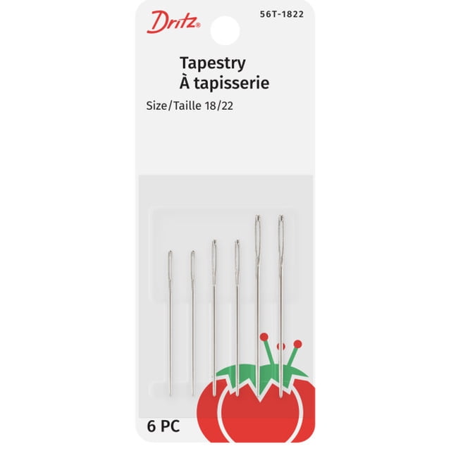 Dritz® Tapestry Hand Needles, Size 18/22, 6 pc