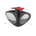 thumbnail image 3 of Universal 360° Rotatable Car Blind Spot Mirror - Left Side, 75x55x60mm, Black Plastic Wide Angle Auxiliary Rearview Mirror for Safe Parking & Enhanced Driving Visibility, Easy 1-Minute Installation, 3 of 6