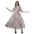 thumbnail image 4 of Moomaya Robes d'Été Imprimées à Manches Courtes pour Femmes, Tenue de Fête Décontractée, 4 of 4