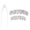 thumbnail image 2 of Décoration de Dents Hip Hop, Protection des Dents en Alliage, Solidité des Dents Hip Hop à la Mode pour Hommes pour Fête pour Spectacles de Mode Hip Hop pour Concert pour Femmes Argent, 2 of 7