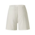 thumbnail image 5 of Ovticza Bermudas pour Femmes Séchage Rapide Légers Shorts en Lin Golf Randonnée Voyage Shorts Beige m, 5 of 5
