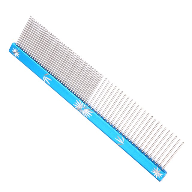 Pet Hair Comb, Pet Hair Trimmer Comb, Double Comb Tooth Anti-Static Comfortable Stainless Steel Durable For Dog Pets