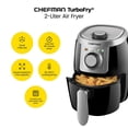 thumbnail image 4 of Friteuse à air Chefman TurboFry 2 litres avec réglage de la température, noir, 4 of 7