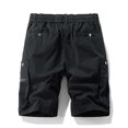 thumbnail image 4 of Styesk Shorts Homme Shorts Cargo Extensibles Décontractés à Cordon Classique Été avec Multi-Poches, 4 of 4
