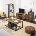 thumbnail image 3 of HOME TV Stand for 50 Inches Televisions, TV Bench Entertainment Center, 43.3"L x 15.7"W x 19.7"H, Rustic Brown4, 3 of 6