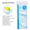thumbnail image 4 of QTOCIO Sacs Ziploc Scellés de Qualité Alimentaire pour la Maison, Hermétiques, Refermables, Pochettes de Rangement, 4 of 4