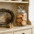 thumbnail image 1 of EGNMCR Organization and Storage, Storage Bins, Storage Containers Glass Sealed Jar Kitchen Storage Bottle Transparent Grain And Snack Tea Container Storage Jar Pickle Jar Glass storage jar, 1 of 6
