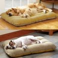 thumbnail image 4 of Breathable Thermal Solid Color Cushion Puppy Cat Sleeping Mat Pet Kennel Pad, 4 of 10