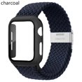 thumbnail image 1 of LEIXIUER Nylon Band for Apple Watch Bands with Case 45mm 41mm, Adjustable Braided Solo Loop with Glass Screen Protector Case ,Soft Wristband Stretch Nylon Elastic Strap for Apple Watch Series 7 45 mm, 1 of 6