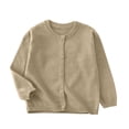 thumbnail image 2 of Cowsor Little Girl Knit Cardigan Sweater - Toddler Button Down School Uniforms Cardigan, 2 of 6