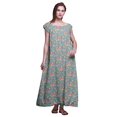 thumbnail image 1 of Bimba Chemise de Nuit Imprimée pour Femmes Vêtements de Nuit Robe de Soins Infirmiers en Rayonne, 1 of 4