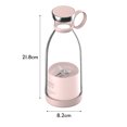 thumbnail image 2 of Zootealy Portable Mini Fast Blender 350ml Juicer Cup with Wireless Charging 4 Blades for Smoothie Milkshake Juice Baby Food, 2 of 6