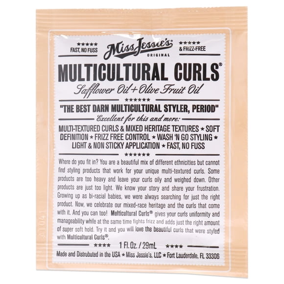 Multi Cultural Curls by Miss Jessies for Unisex - 1 oz Cream