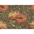 thumbnail image 1 of Ahgly Company Tapis d'Intérieur Rectangulaire Transitionnel Rouge Brun Lavable à la Machine, 8 Pieds x 10 Pieds, 1 of 7