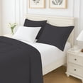 thumbnail image 4 of Beddora 3-Piece Ultra-Soft Comforter Set, All-Season, Wrinkle-Free, Lightweight Microfiber, Hypoallergenic – Queen – Forged Iron, 4 of 7
