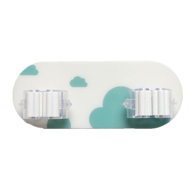 Agiferg Cloud Wall Mounted Mop Umbrella Holder Brush Broom Hanger Storage Rack