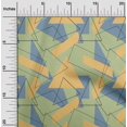 thumbnail image 1 of oneOone Tissu Popeline de Coton Rectangle & Triangle Imprimé Géométrique BTY 42 Pouces de Large, 1 of 1