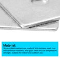 thumbnail image 4 of Uxcell Rondelle Carrée, Lot de 10, M5x12x12x1 mm, Rondelles Carrées pour Plaques en Acier Inoxydable 304, 4 of 5