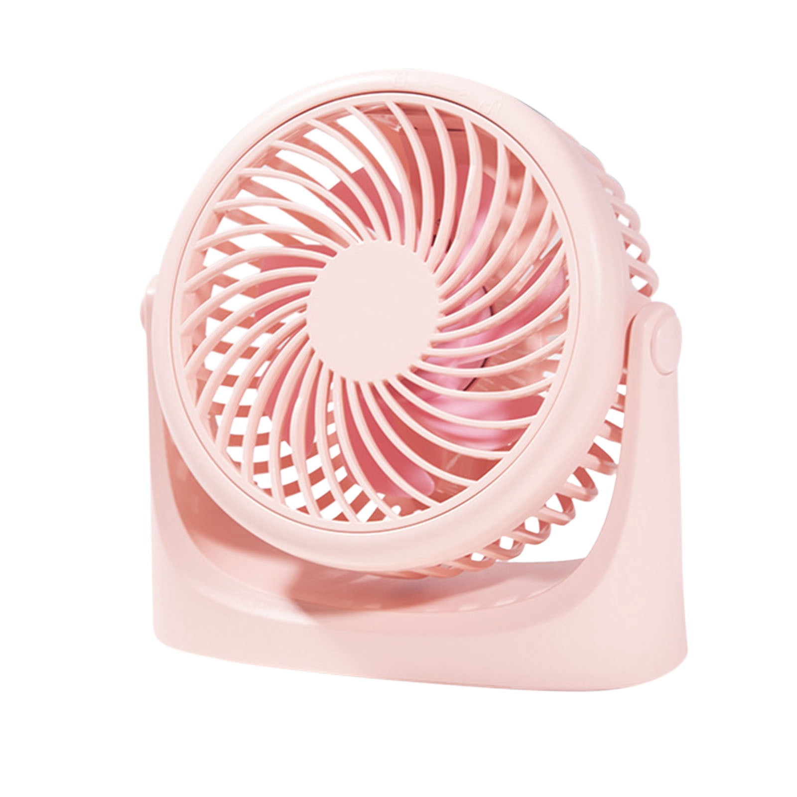 Boovnll Desk Fan, Adjustable High Speed USB Rechargeable Table Fan Lightweight Compact Quiet Small Fan for Home, Bedroom, Office, Travel, Camping, RVs, Summer Gift, Mini Fan - Fan