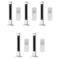 thumbnail image 1 of Hurricane 40" Triple Action Air Enhancing Tower Fan and Diffuser, 5 Pack, White, 1 of 12