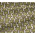 thumbnail image 5 of oneOone Viscose Jersey Fabric Ethnic Geometric Flame Stitch Decor Fabric Printed BTY 60 Inch Wide, 5 of 5