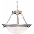 thumbnail image 1 of Volume Lighting V6973-33 Lunar 3-Light Pendant or Semi-Flush Ceiling, Brushed Nickel, 1 of 4
