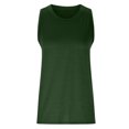 thumbnail image 4 of EGNMCR Camisoles pour Femmes Débardeurs d'Été Décontractés Sans Manches pour Femmes Col Rond Uni Débardeur Sans Manches, 4 of 6