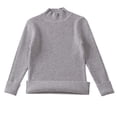 thumbnail image 1 of LOVZFMLL Girl's Sweater, Turtleneck Ribbed Pullover Solid Color, Casual Essential Stretchy Layering Top Fall Clothes Warm Winter Tops Kid Girls Clothes for 6 Years, 1 of 3