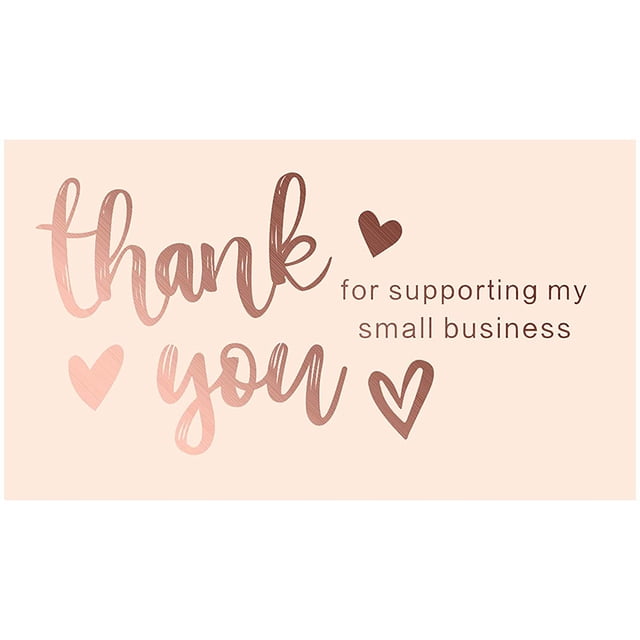 50Pcs Thank You Cards Small Business, Mini A variety of styles Thank You for Supporting Cards Notes Shopping Holographic Thanks Greeting Cards for Retail Store Owner Goods Customer 2x3.5 Inch