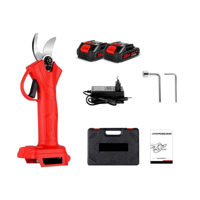1000W Cordless Electric Pruner, Hand Shear, 4 Speed, Branch Cutter, Landscaping Tool, 18v Battery ,Easy to Use
