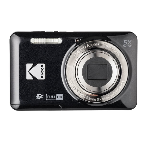 Kodak Pixpro FZ55 Digital Camera (Black) Bundle Including: 2x 128