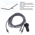 thumbnail image 3 of 3 in 1 USB C / Car Charger / DC to DC Replacement Cable for  Mini, 18AWG DC Power Supply 12V-24V Car Charger Supply Cord Adapter Plug for Car RV Truck, 3 of 7