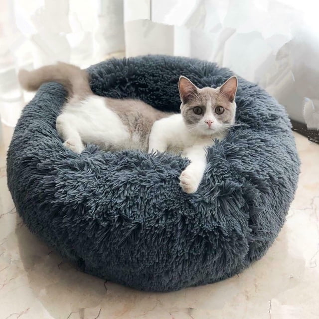 LSLJS Comfortable Plush Kennel Dogs Pet Litter Deep Sleep PV Litter Sleeping Beds
