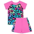thumbnail image 1 of MIASHUI Girls 2 Piece Rash Guard Swimsuits Set Short Sleeve Tankini Beach Swimwear,Hot Pink,8-9 Years, 1 of 8
