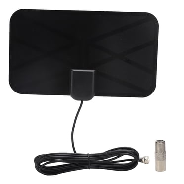Digital Antenna Tv Antenna Signal Antenna Signal Aerial Indoor High Definition Digital Antenna High Gain TV Antenna Small Grid Pattern Black