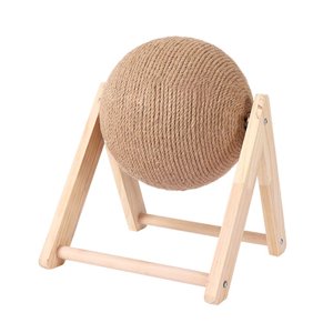 CNKOO Jouet de boule de chat Jouet interactif de chat Jeu de chat Stable arbre de chat Meubles pour animaux de compagnie résistant à l'usure - M