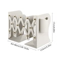 thumbnail image 3 of Qocolhg Deals of The Day! Retractable Book Stand With Brush Pot Bookshelf Integrated Desktop Storage Rack Student Baffle Book Clip Folding Fixed, Christmas Birthday Gifts, Home Essentials!, 3 of 6