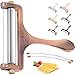 thumbnail image 3 of Cheese Slicer With Wire and Adjustable Thickness - Heavy Duty Stainless Steel - 2 Extra Wires Included-Copper, 3 of 4