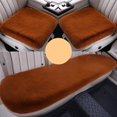 thumbnail image 2 of HLONK 3 Sets Car Front Rear Seat Plush Cushion  Soft Warm Faux  Winter Auto Seat Cover  Plush Vehicle Seat Protector Pad With Non-Slip Backing  Car Accessories, 2 of 4