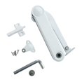 thumbnail image 1 of Lipstore Charnière de Support de Couvercle Matériel Réglable Alliage pour Porte d'Armoire Boîte à Jouets Cuisine Blanc, 1 of 8