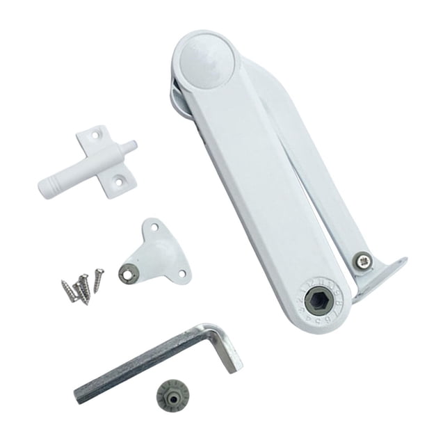 Lipstore Charnière de Support de Couvercle Matériel Réglable Alliage pour Porte d'Armoire Boîte à Jouets Cuisine Blanc