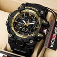 thumbnail image 4 of Explojoy Men's Watches Sports Outdoor Waterproof Military Wrist Watch Date Multi Function Tactics LED Alarm Stopwatch, 4 of 10