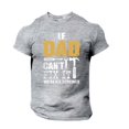 thumbnail image 3 of LUOGENLI T-shirts pour Hommes Printemps et Été Fête des Pères Décontracté Rétro Impression Partielle T-shirt Col Rond Manches Courtes Haut T-shirts Graphiques Pêche Saint-Patrick Gris TG, 3 of 6