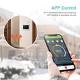 thumbnail image 4 of 95-240V Wi-Fi Smart Programmable Thermostat 5+1+1 Six Periods Voice APP Control Backlight LCD Water/ Gas Boiler Heating Thermoregulator with UV Index Humidity Display Lock Function, 4 of 7
