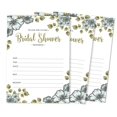 thumbnail image 1 of Inkdotpot Invitations de Douche Nuptiale Style à Remplissage Floral 30 Invitations Vierges de Mariage, 1 of 8