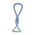 thumbnail image 1 of Baohd Bande d'Exercice 8 Formes Bande de Résistance Entraîneur pour Musculation Bleu 46x11.5cm, 1 of 6