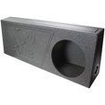thumbnail image 1 of Qpower Single 12" Ported Spl Empty Woofer Box W-bedliner Spray, 1 of 4