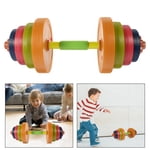 EXHUMKY Lightweight Plastic Dumbbell Adjustable for Exercise with Comfortable Grip and Multi Colors